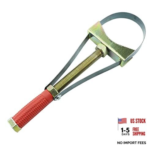 Oil Filter Wrench Removal Tool Heavy Duty Adjustable Strap 9-15 cm Diameter