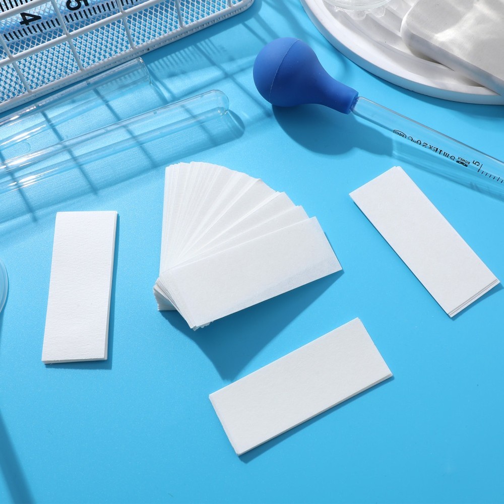 200 Pcs Chromatography Paper Strips Laboratory Filtration Filter