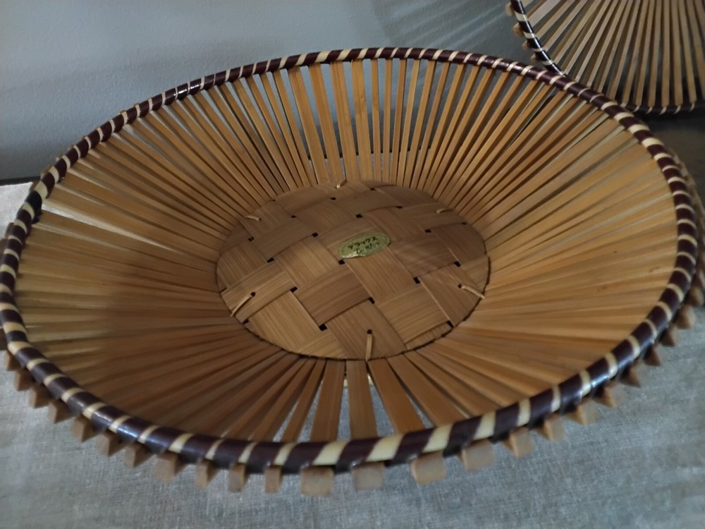 Wooden Bambo Decorative Fruit Basket