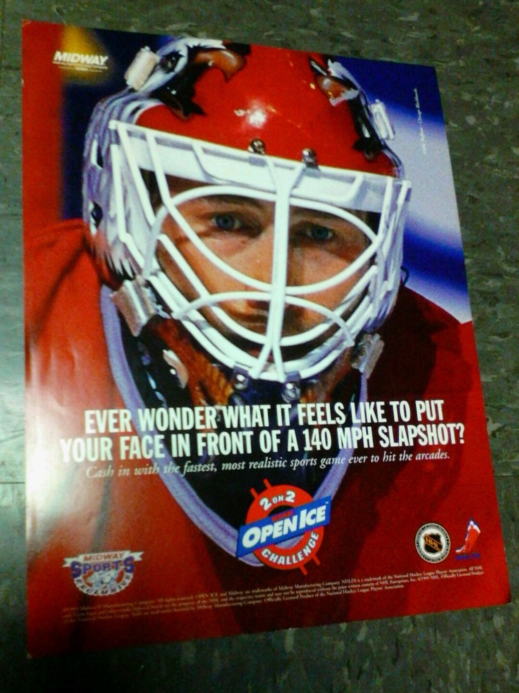 Midway OPEN ICE CHALLENGE flyer- good original