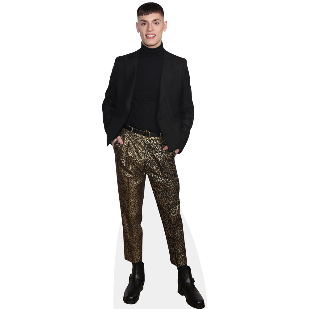 Max Harwood (Black Jacket) Mini Size Cutout