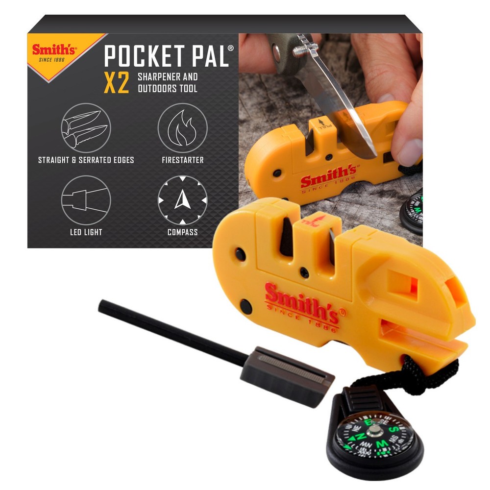 Smith's Pocket Pal X2 Sharpner and Outdoor Tool