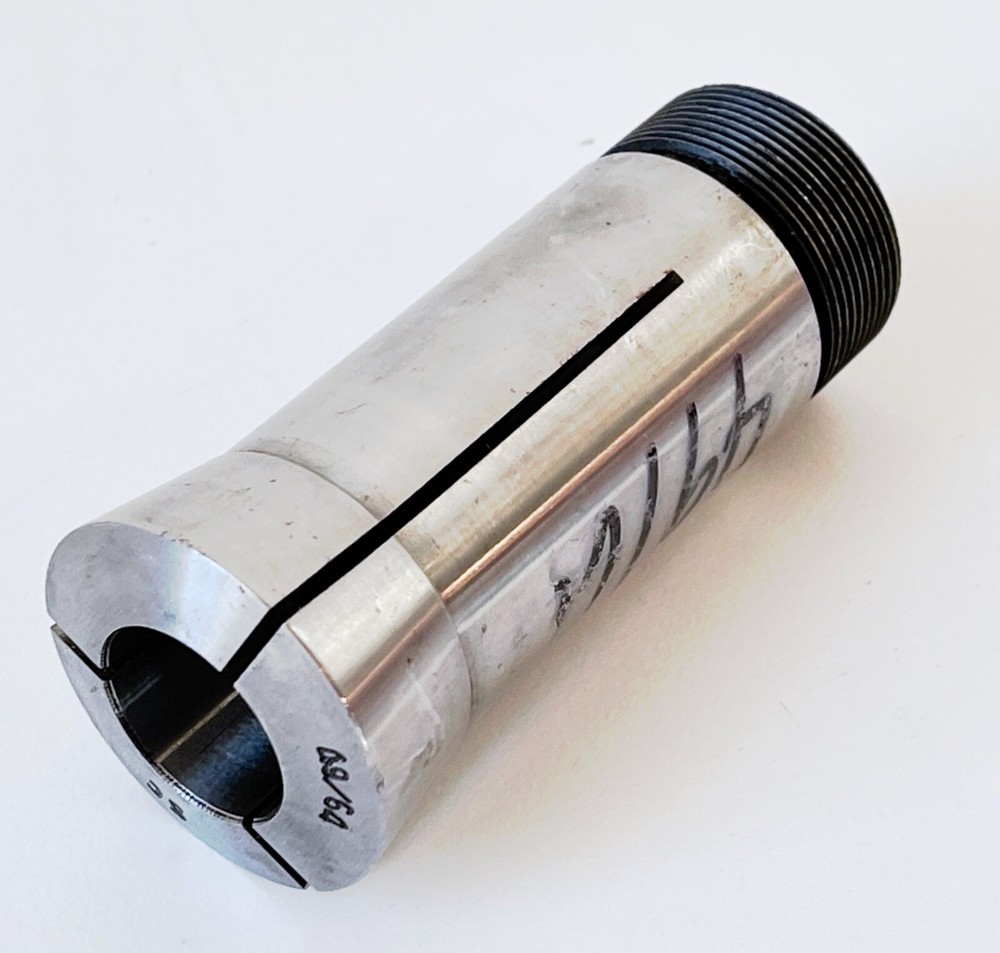 49/64" 5C Round Collet External & Internal Threads 0.7656"