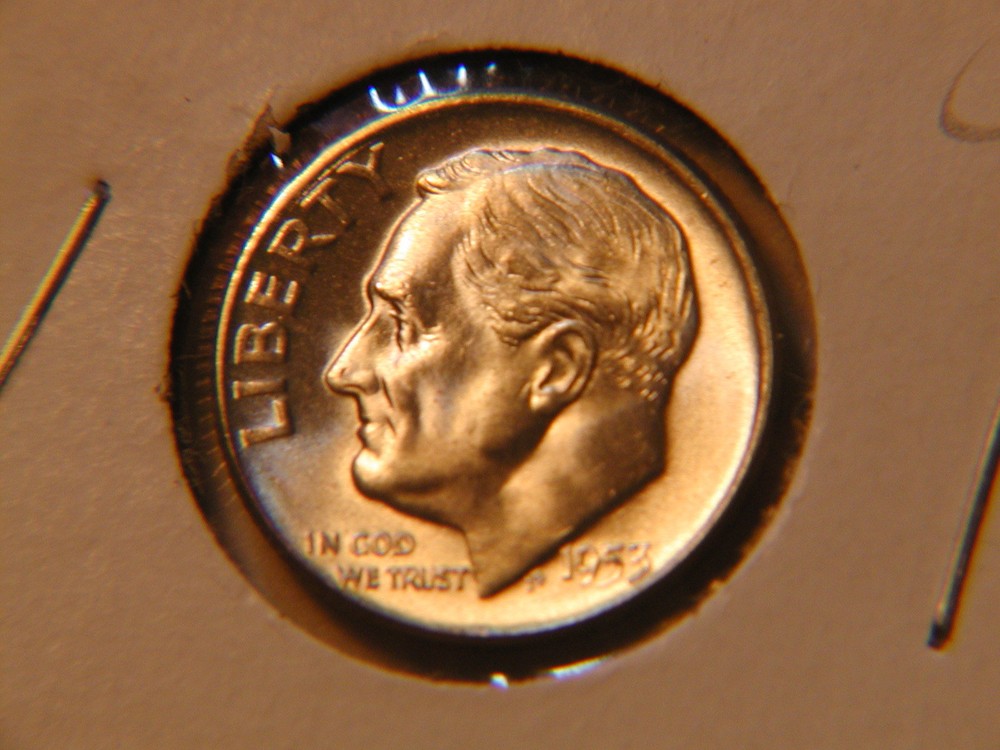 1953-s   Roosevelt Dime BU uncirculated ! gem aa