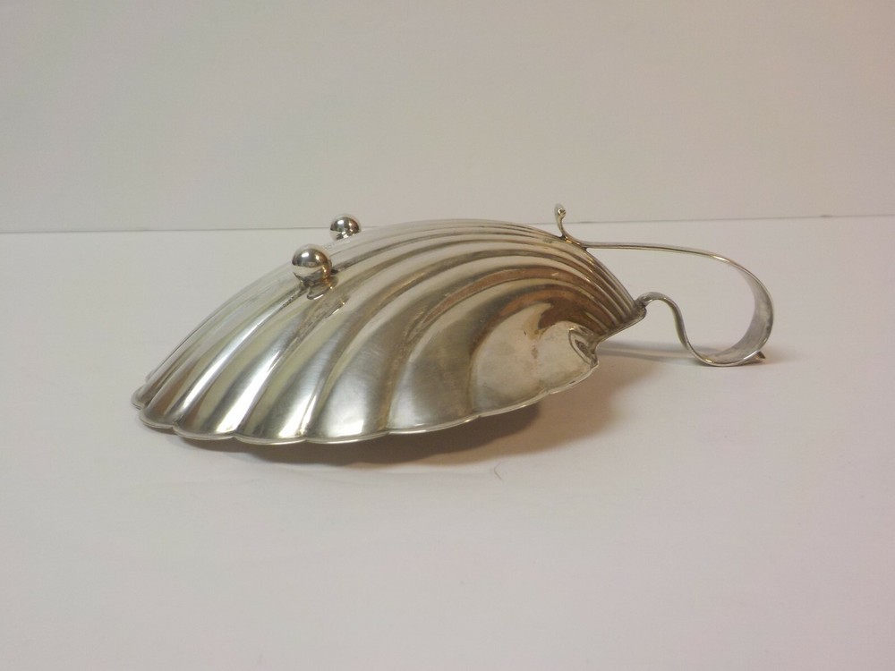 Hunt Silver Co. NY Sterling Silver Shell Candy Dish, 85 grams