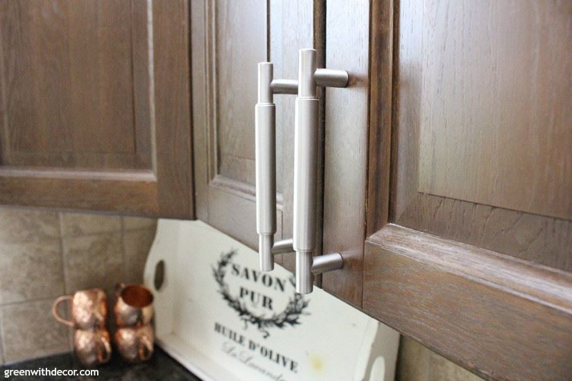 3" Modern Metal Pull Stainless Finish
