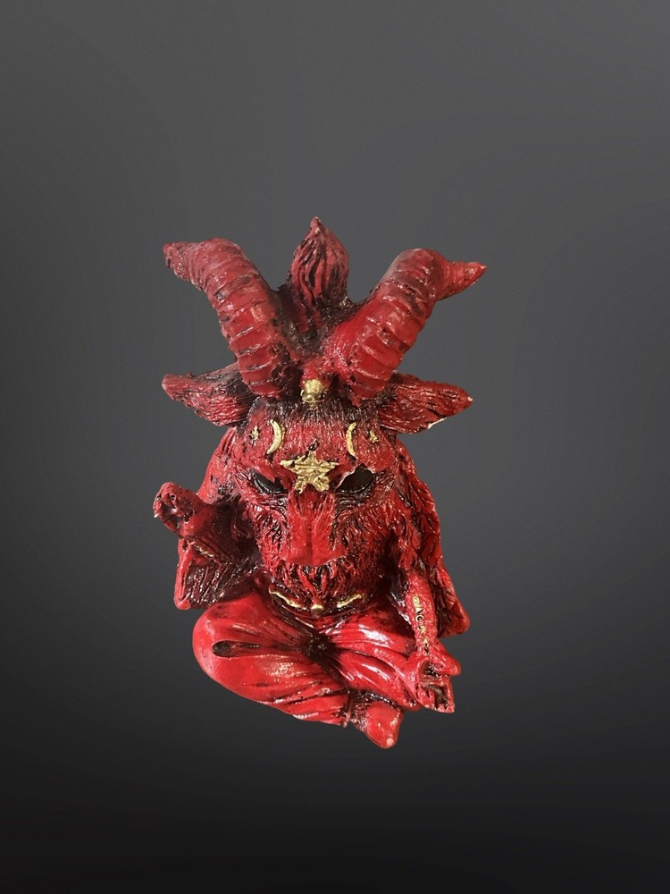 Wicca Baby Goat Baphomet * Red *