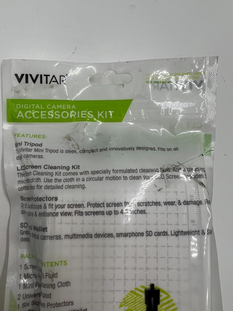 Vivitar Clean It Digital Camera Accessories For Mini Tripod & LCD Screen