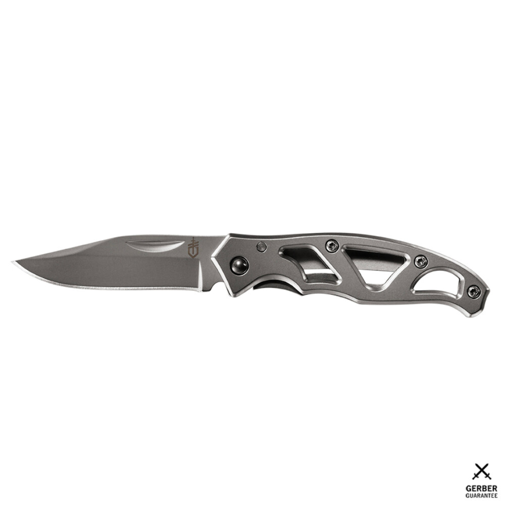 GERBER ONE HAND OPENING PARAFRAME MINI STAINLESS BLADE & HANDLE FOLDING KNIFE