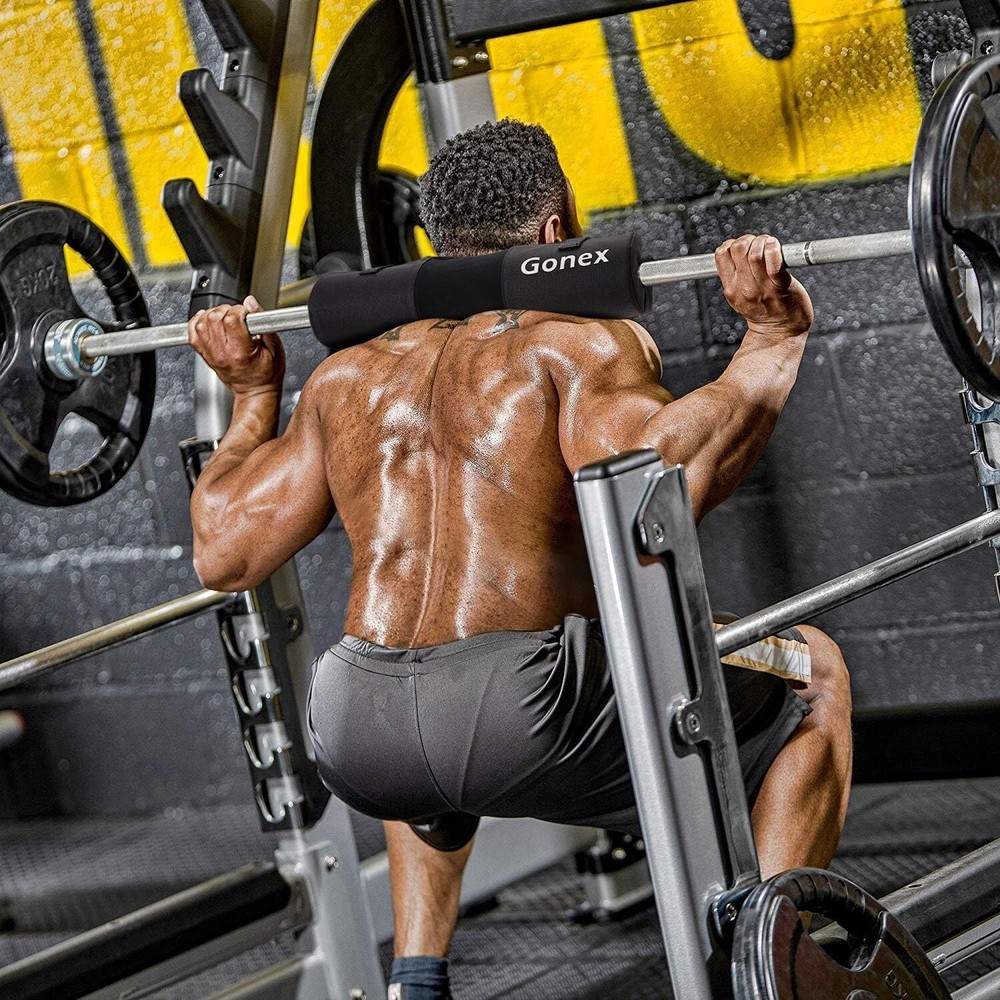 Premium Thick Foam Barbell Pad & Straps – Maximize Your Lifting Potential