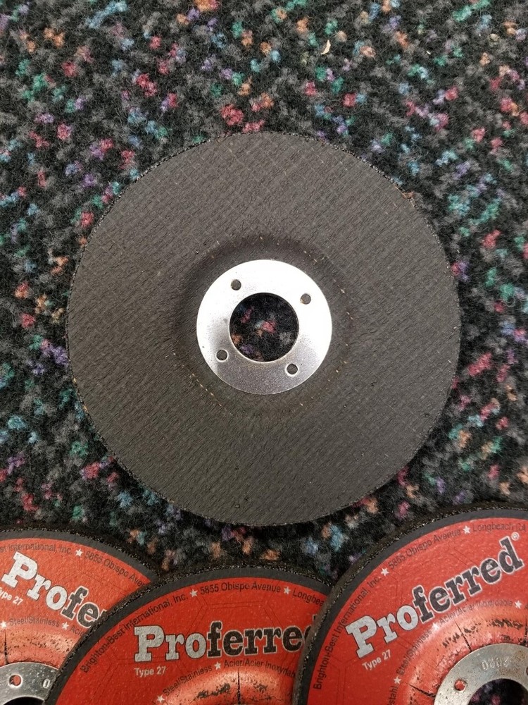 Proferred 5" Abrasive Stainless Steel Grinding Wheels - 4 Pack