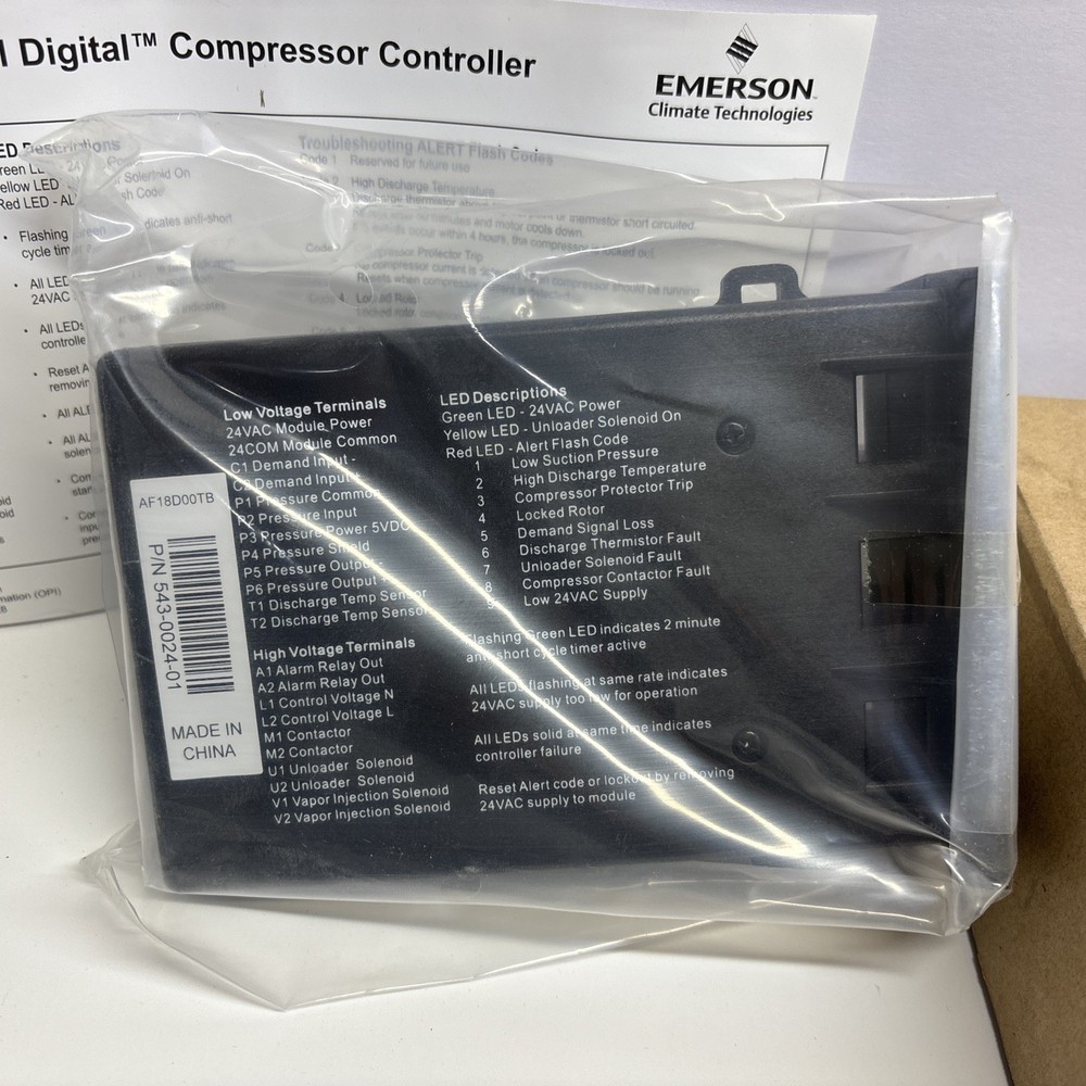 COPELAND 543-0024-01 DIGITAL COMPRESSOR CONTROLLER