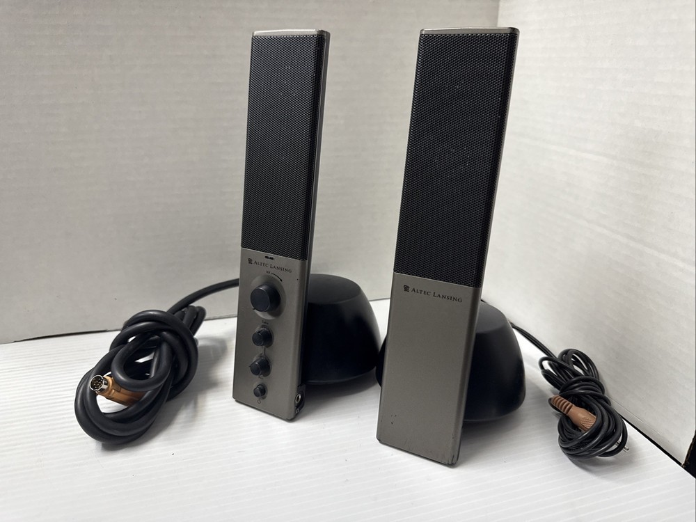 Altec Lansing VS4121 Gamer Computer Speakers (No Subwoofer) Untested