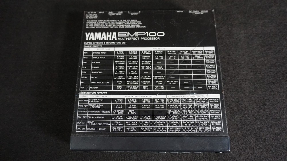Yamaha EMP100 Multi-Effect Processor – Made in Japan