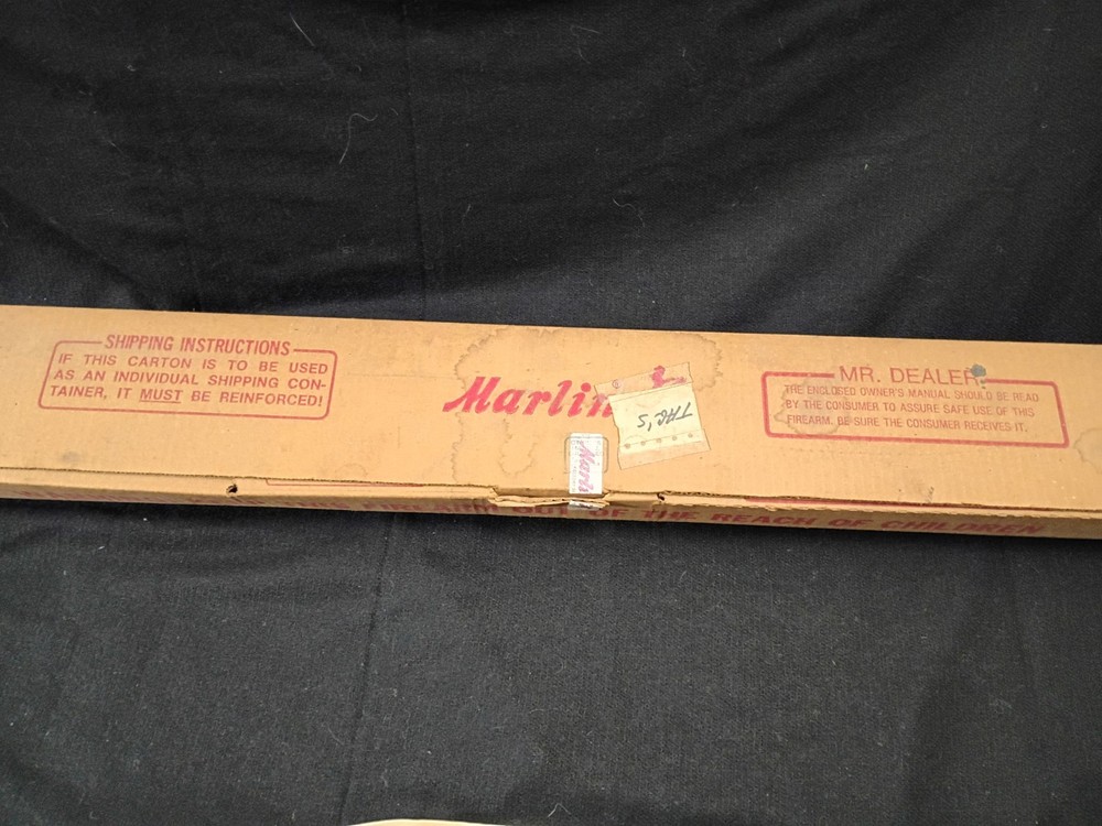 1986 Marlin Model 783 BOX AND MANUAL ONLY!