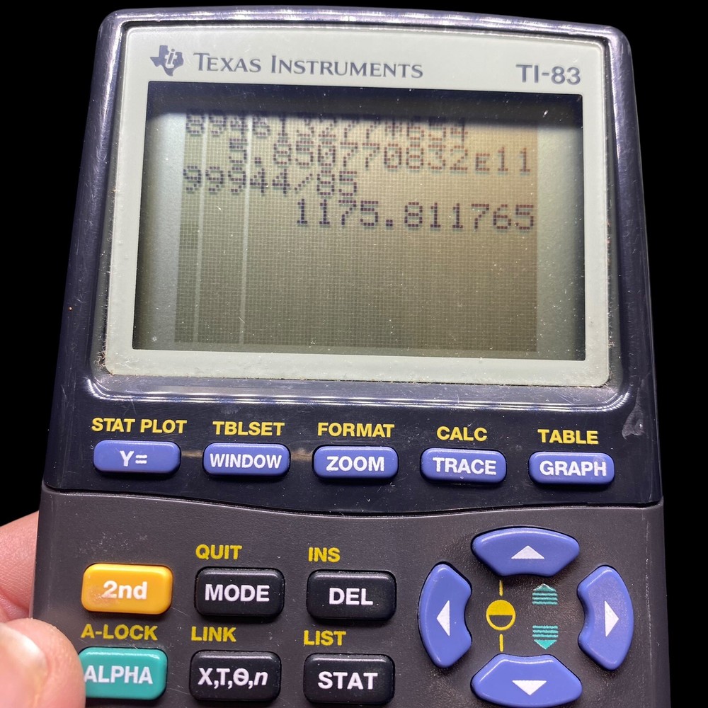 Texas Instruments TI-83 Graphing Calculator With Cover Working PLEASE READ