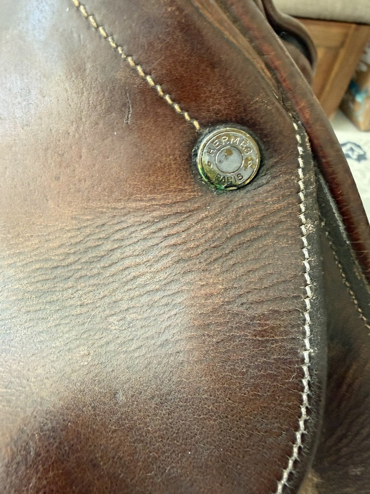 HERMES PARIS HORSE SADDLE 17”