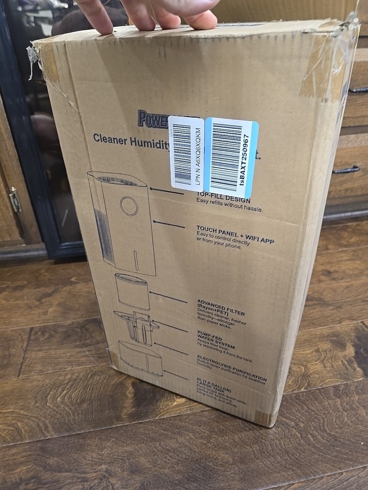 Powerscale MF6 Mist-Free Smart Evaporative Humidifier WiFi Control Purification