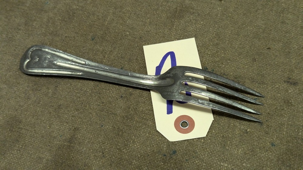WWI US Army steel mess kit Fork