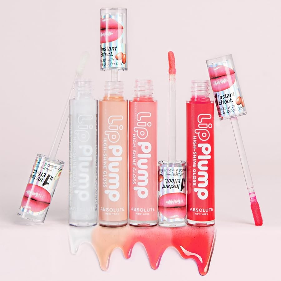 Absolute New York Lip Plump High-Shine Gloss MLPG01 Clear