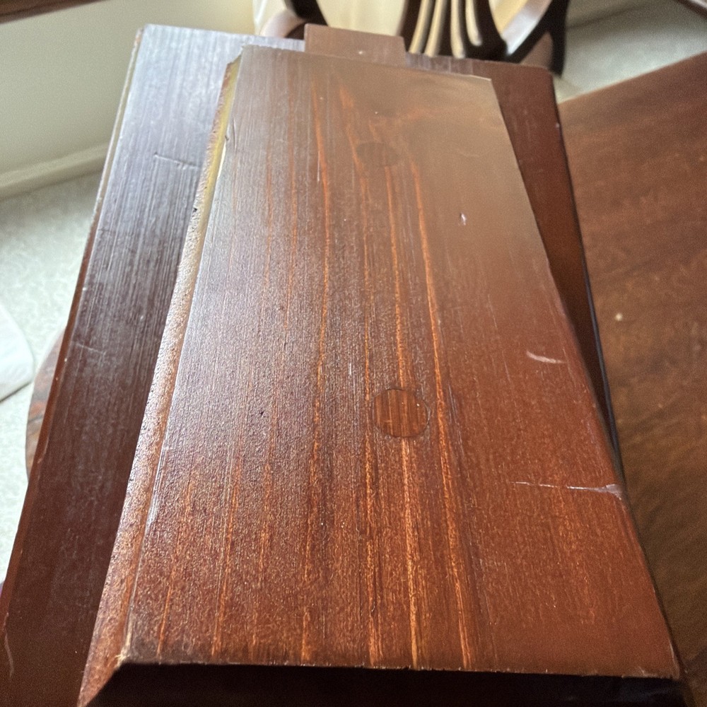 Solid Wood Storage Box w/ Brass Latch | Shoe Care Tool Box Rustic