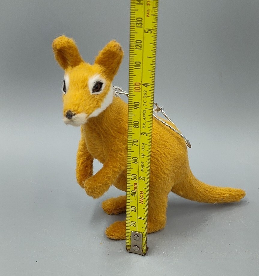 Furry Kangaroo Ornament