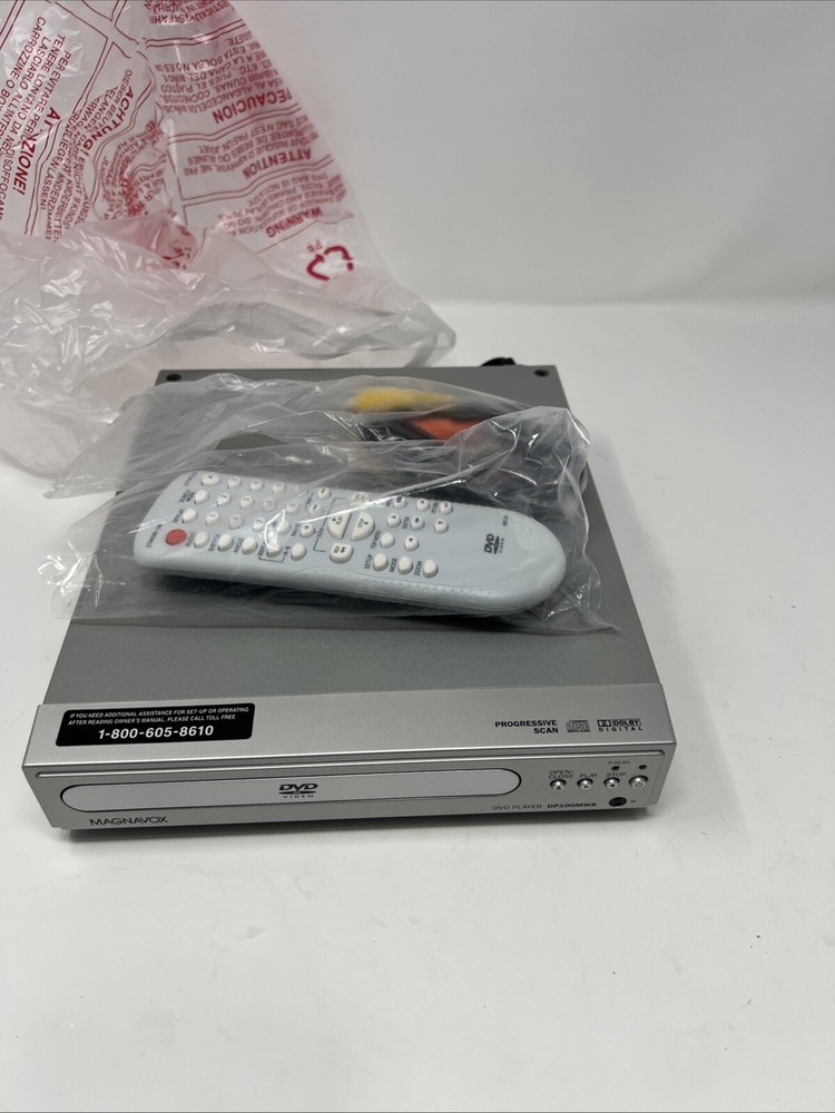 Magnavox DVD Player DP100MW8 Remote Power Cable