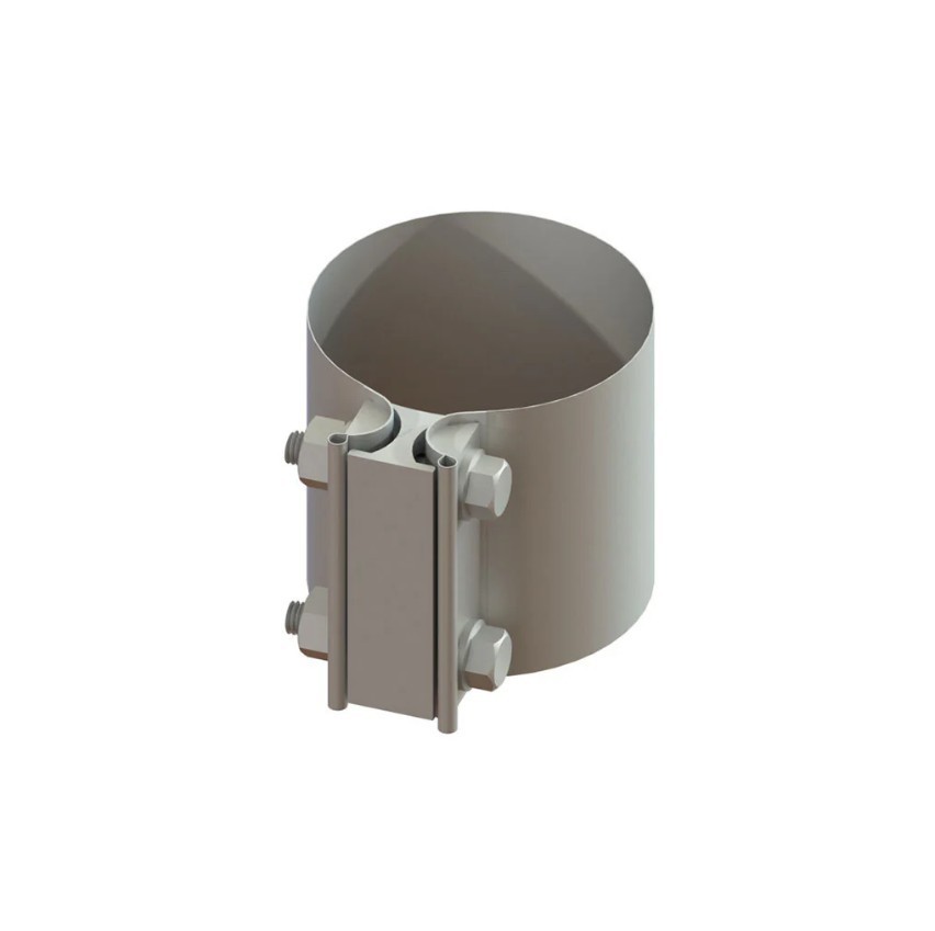 2.5 INCH BUTT JOINT CLAMP 304SS