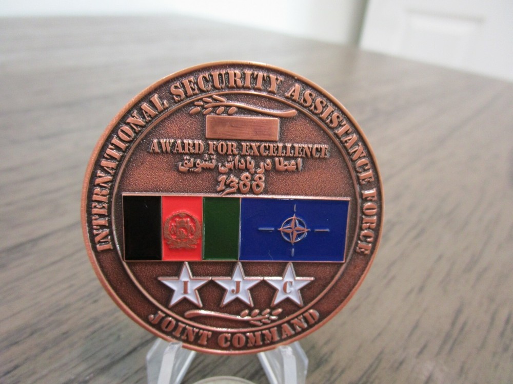 International Security Assistance Force Joint Command ISAF GWOT Challenge Coin