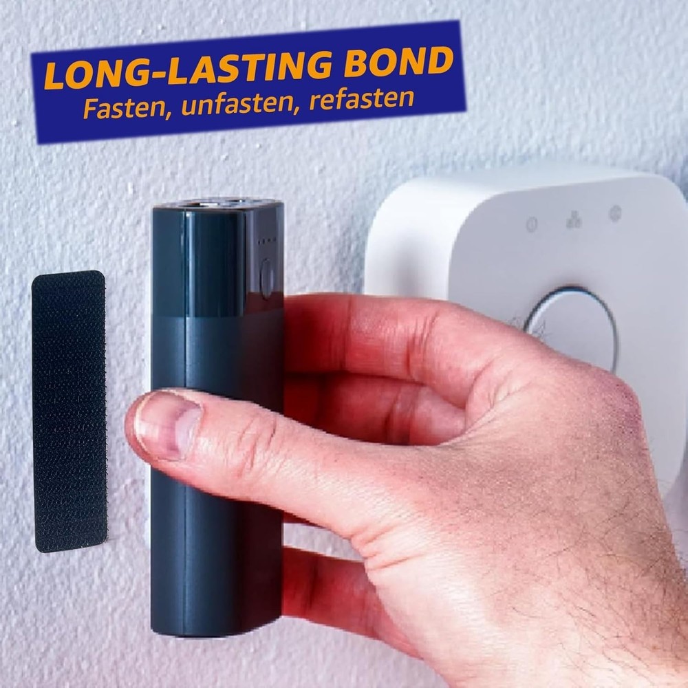 Strong Adhesive Hook & Loop Fasteners - 16 Sets for Home Organization Projects