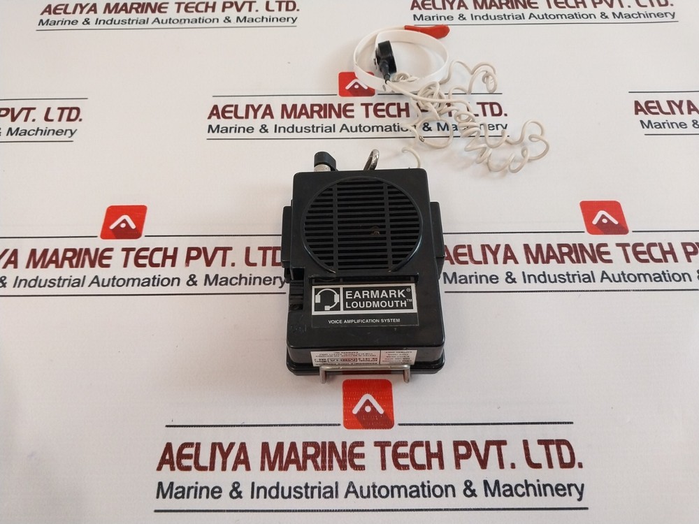 Earmark Vas-2 Permissible Voice Amplification System 9volt