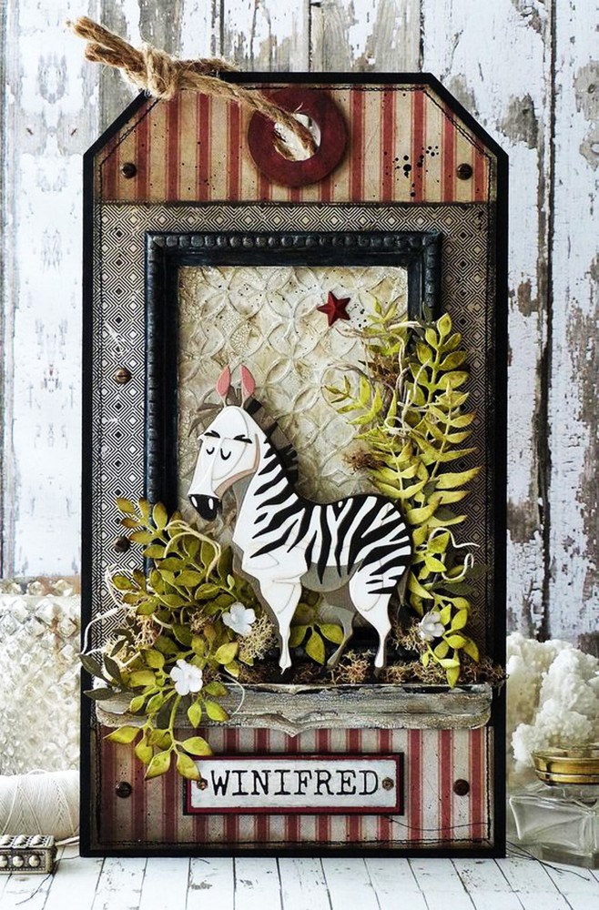 Sizzix Thinlits Winifred Colorize 8pc set #664430 Retail $34.99 by Tim Holtz