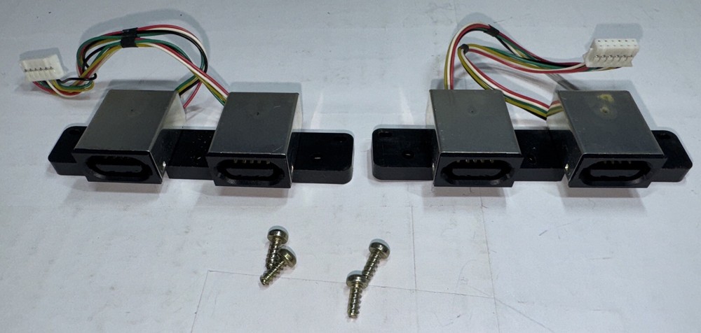 Classic Xbox OG Replacement Controller Ports Set Longer Cable w/ Screws Tested