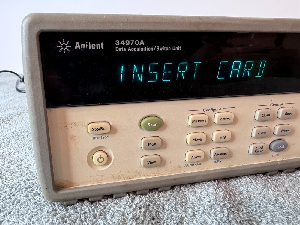 HP / Agilent 34970A Data Acquisition Switch Unit (No Modules)