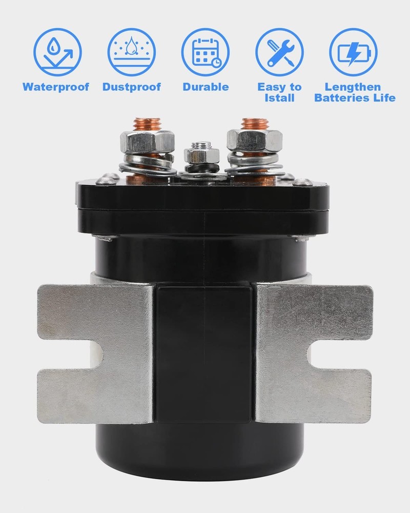 500A Battery Isolator Relay 12V for Mobile Audio Continuous Disconnect
