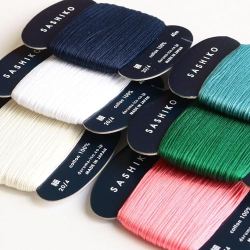 Nippon Chuko Daruma Sashiko Thread Basic Set (DRM2400-6SET-A)