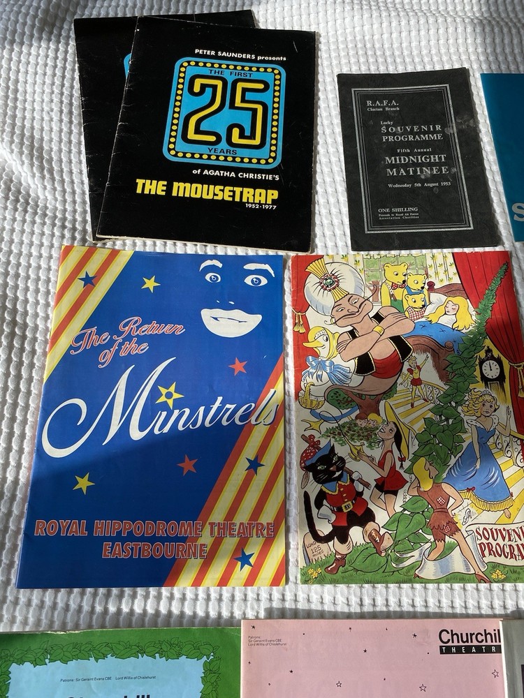 Theatre Programmes Bundle Job 18 Theatre Programmes Various Titles