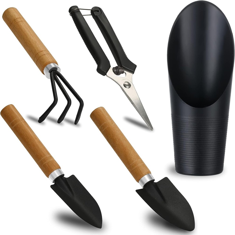 5Pcs Succulent Tools,Mini Garden Tools,Pruning Scissors as Plant scissors-set