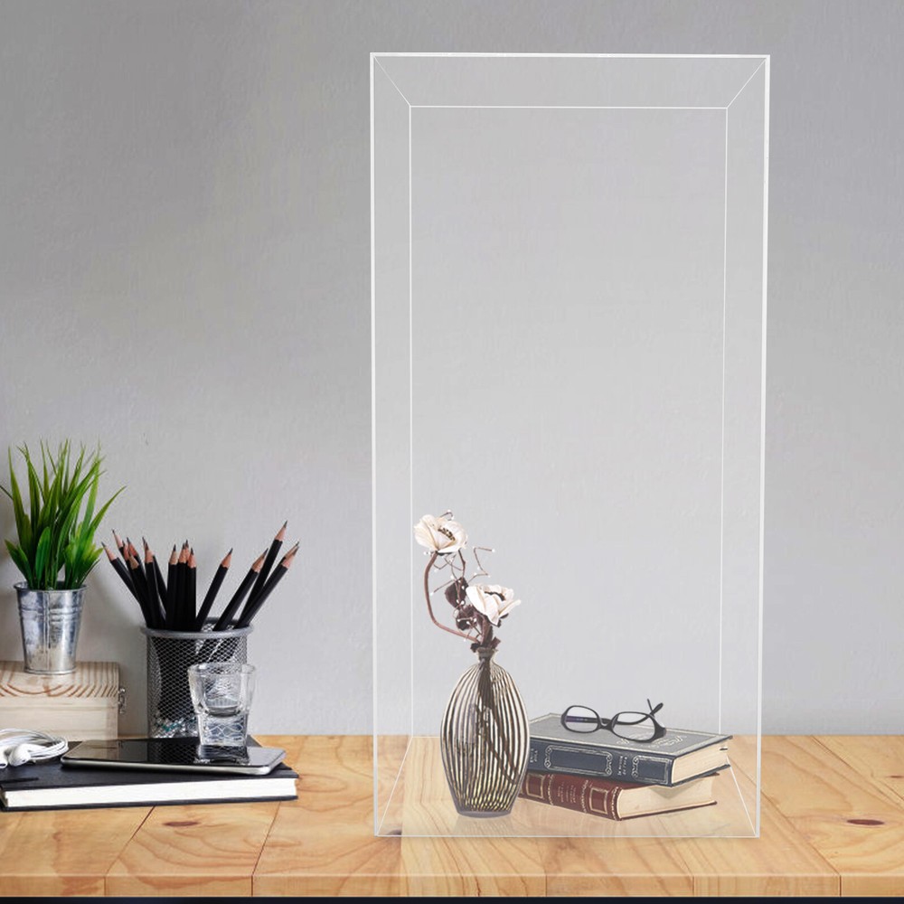 Dustproof Clear Box Action Figures Case Organizer 24" Large Acrylic Display Case