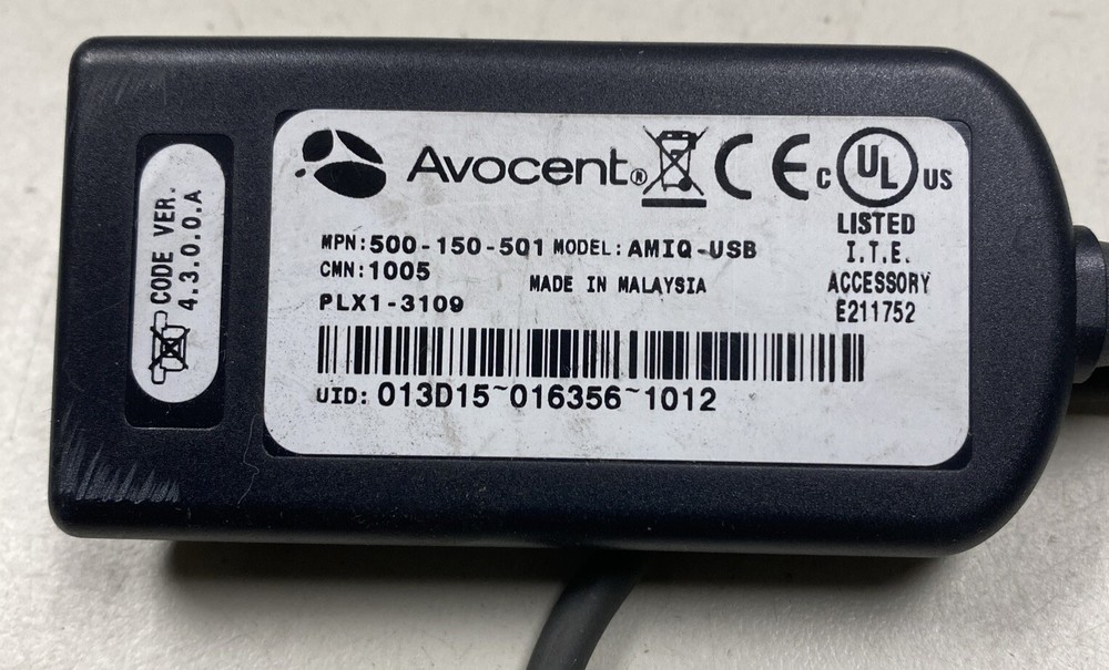 AMIQ-USB Avocent AMIQ USB KVM Extender 4 Pin USB