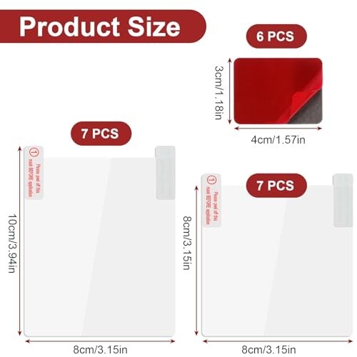 Electrostatic Sticker Mounting Dash Cam 20 PCS Double-Sided Adhesive Pad Electro