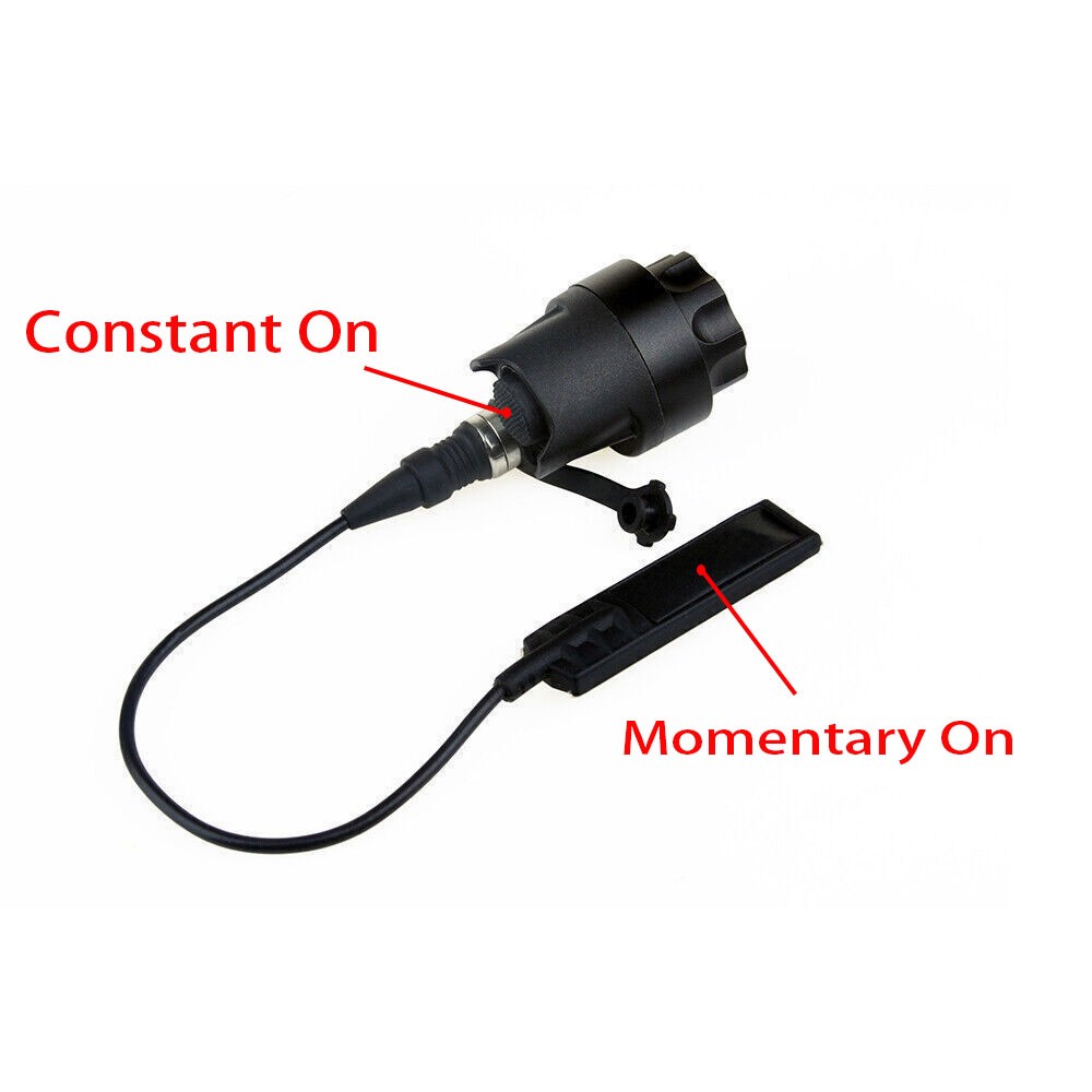 XM00 Tactical Flashlight Tailcap Remote Pressure Switch Assembly For M951 M961