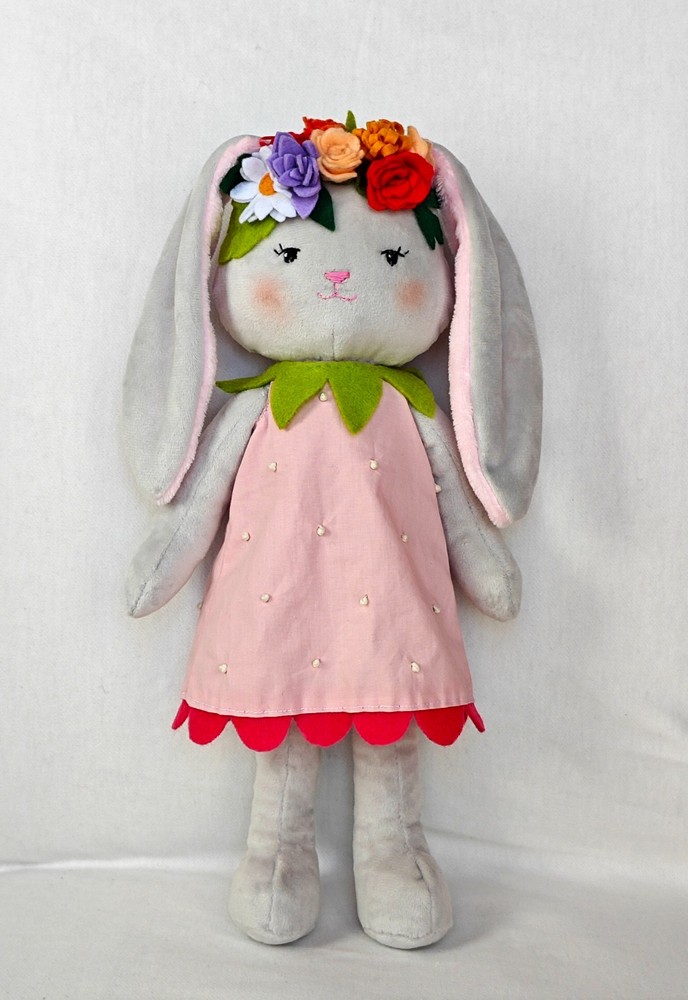 9 PDF Doll & Plush Sewing Patterns Bundle Memory Bear, Bunny, Dog, Cow, Etc