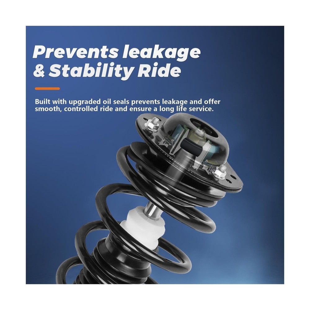 KUIPERAUTO Front and Rear Struts Complete Assembly Shocks Absorbers Compatibl...