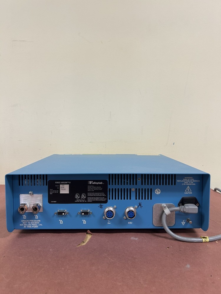 Valleylab Force Argon II Model 20 w/ User Guide