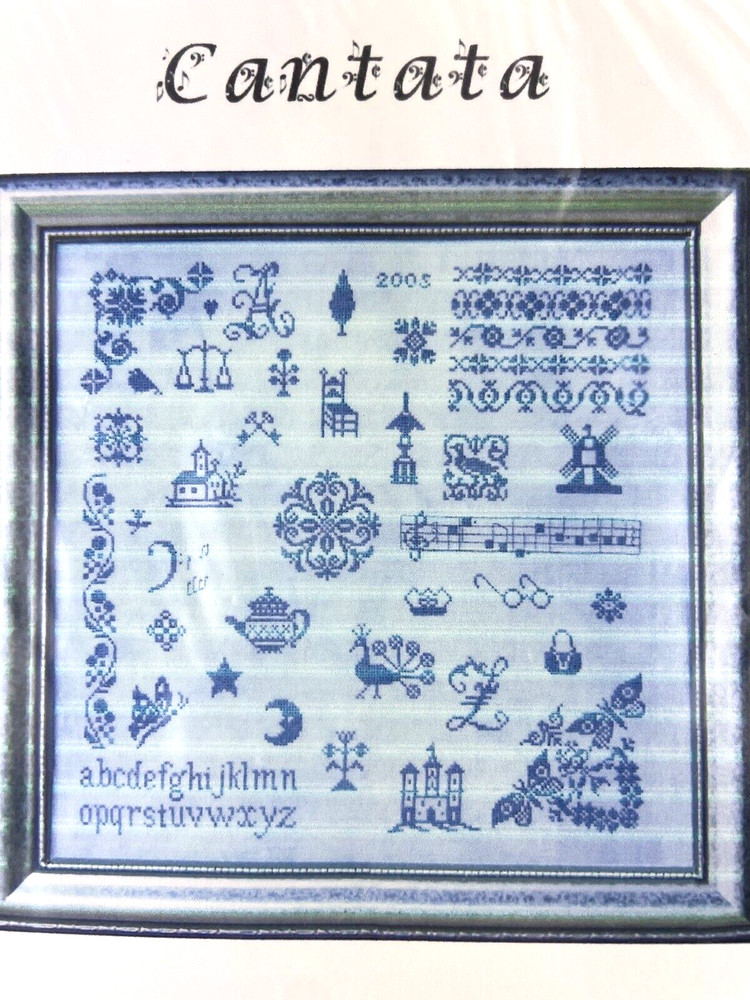 Abbey Lane Designs Needlework PATTERN  Cantata Sampler 2005