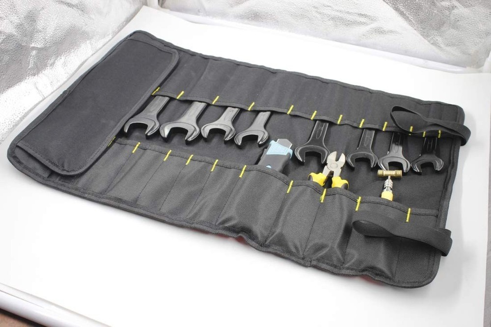 32 Pocket Tool Roll Organizer Wrench Organizer Tool Pouch Wrench Roll Includes