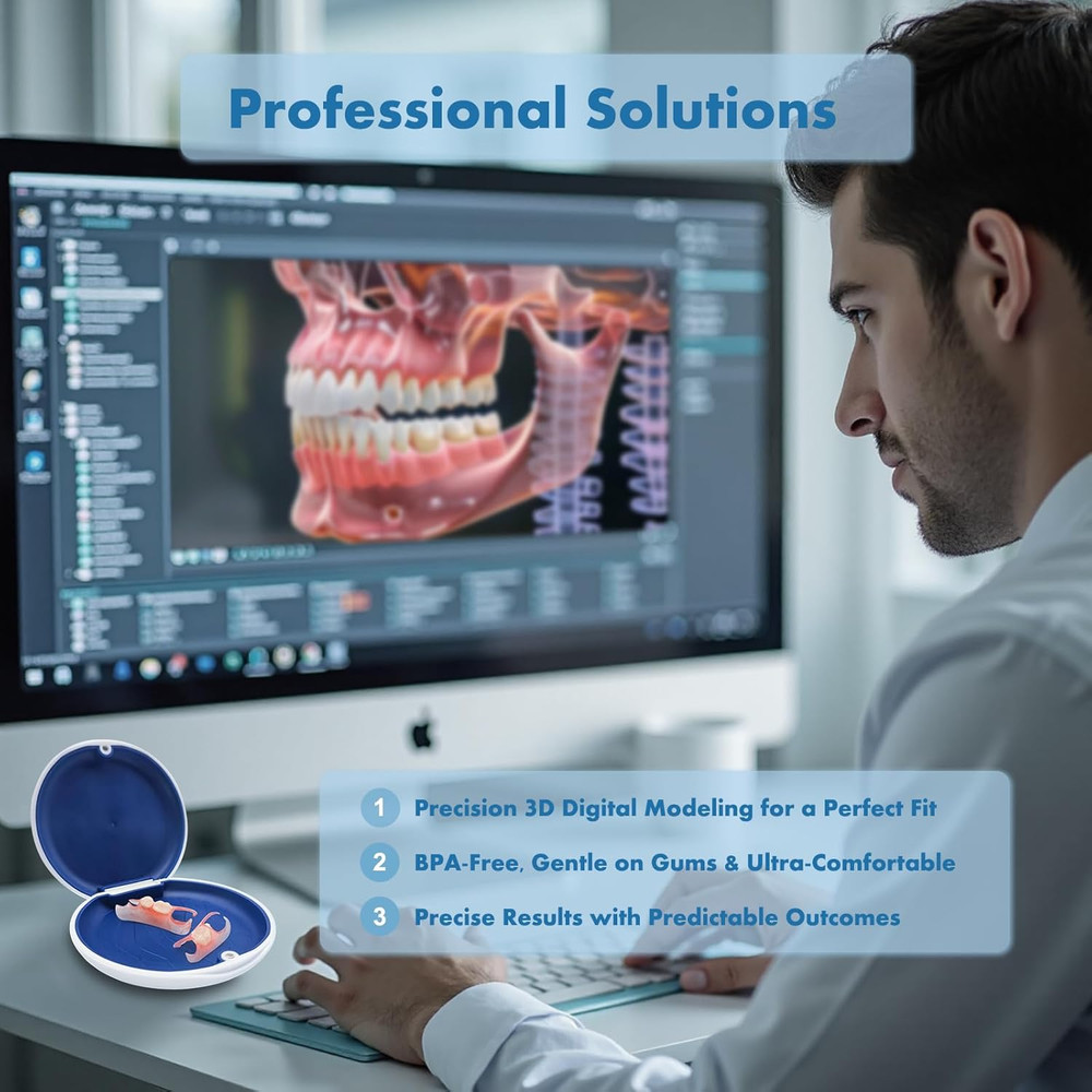 Custom Removable Dentures – Personalized Partial Denture Set for Tooth Replaceme