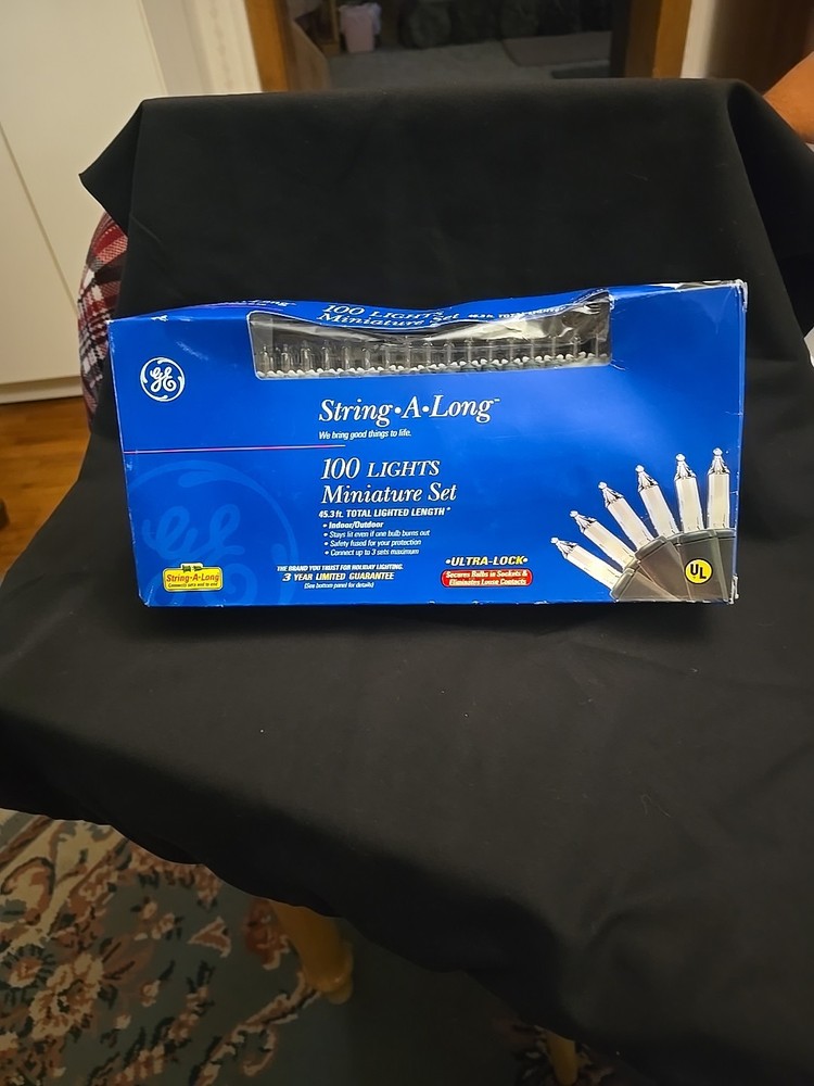 New GE String-A-Light 100 Count Miniature Light Set