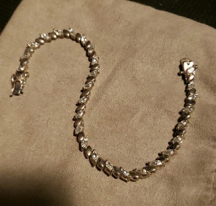 Avon Silver Tennis Bracelet